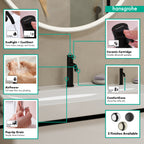 HANSGROHE 73314671 Tecturis S Single-Hole Faucet 110 with Pop-Up Drain, 1.2 GPM - Matte Black
