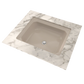 TOTO LT973G#03 Guinevere Rectangular Undermount Bathroom Sink with CEFIONTECT , Bone