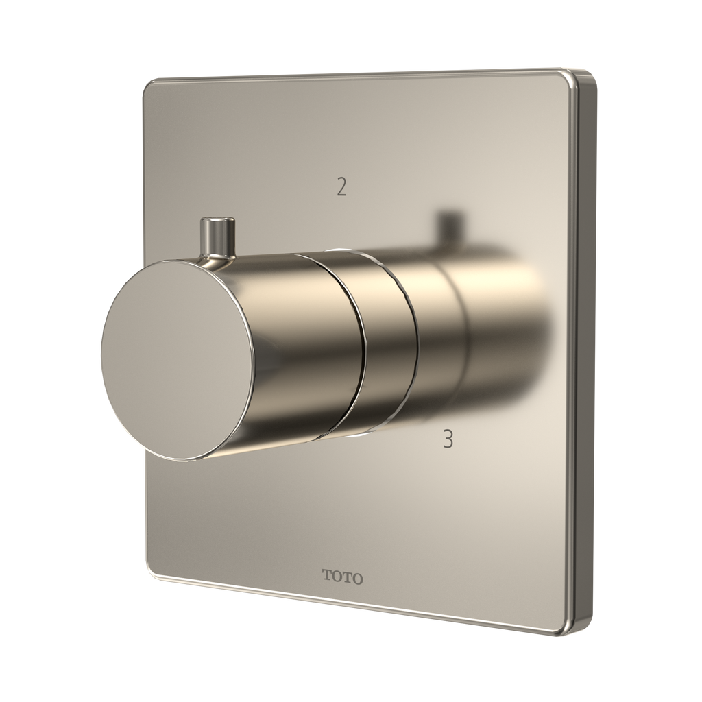 TOTO TBV02104U#PN Square Three-Way Diverter Shower Trim - Polished Nickel