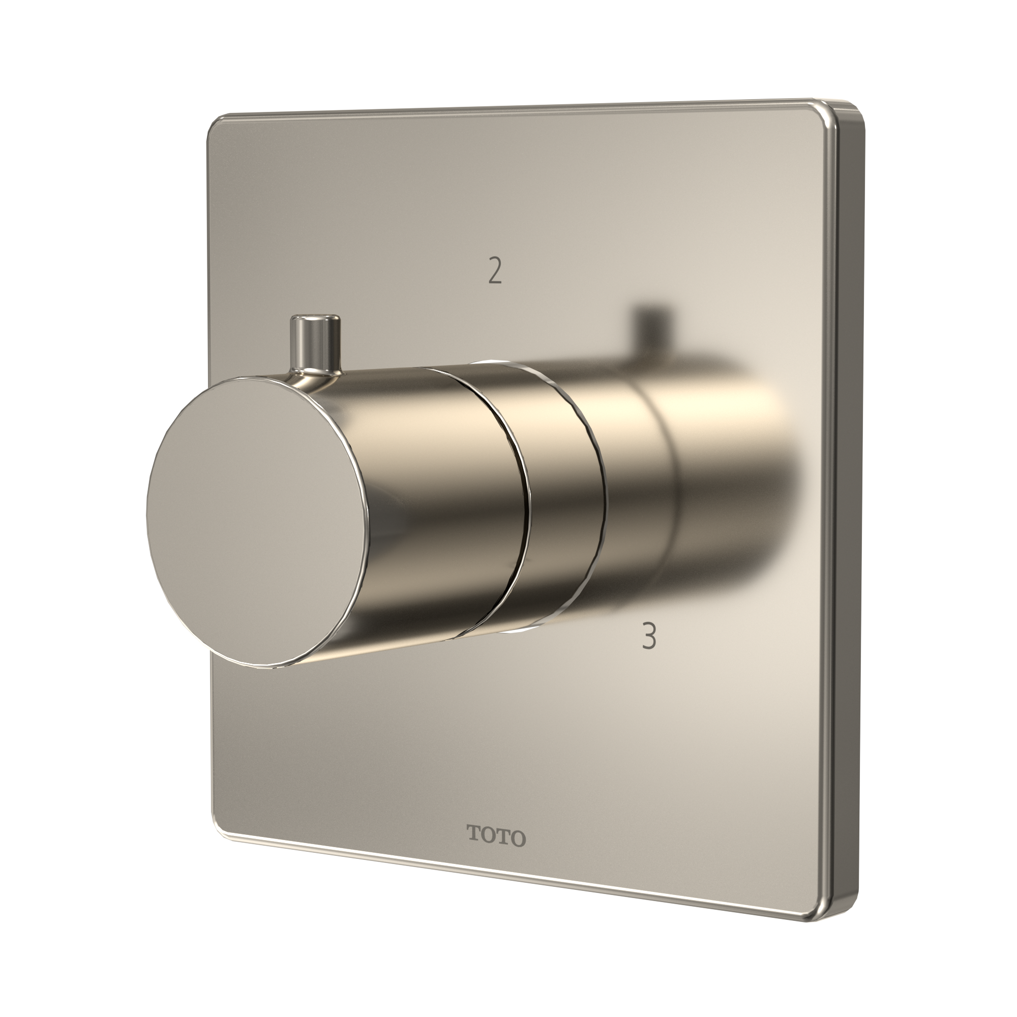 TOTO TBV02104U#PN Square Three-Way Diverter Shower Trim - Polished Nickel