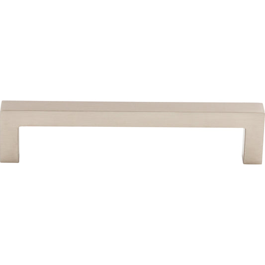 TOP KNOBS M1158 Square Bar 5 1/16" Center to Center Bar Pull - Brushed Satin Nickel