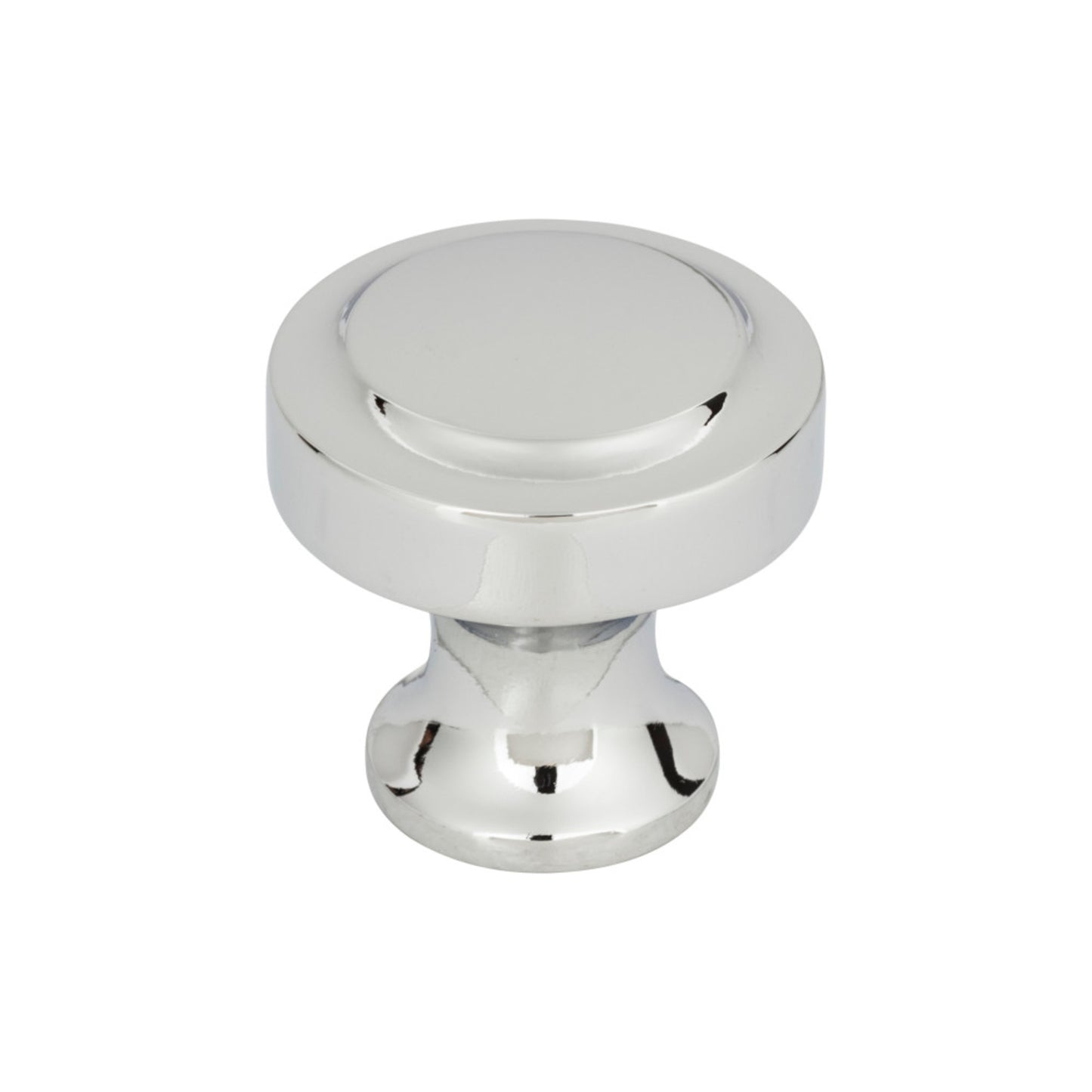 ATLAS A300-CH Bradbury 1 1/4" Diameter Round Knob - Polished Chrome