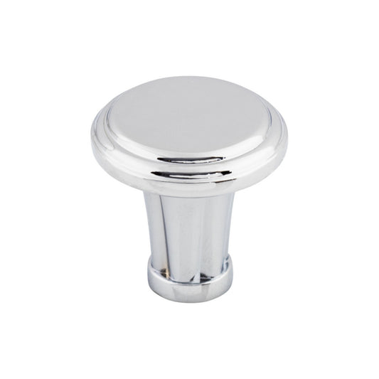 TOP KNOBS TK196PC Luxor 1 1/4" Diameter Round Knob - Polished Chrome