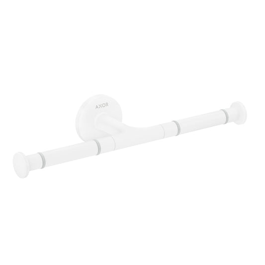 AXOR 42857700 Universal Circular Double Toilet Paper Holder - Matte White