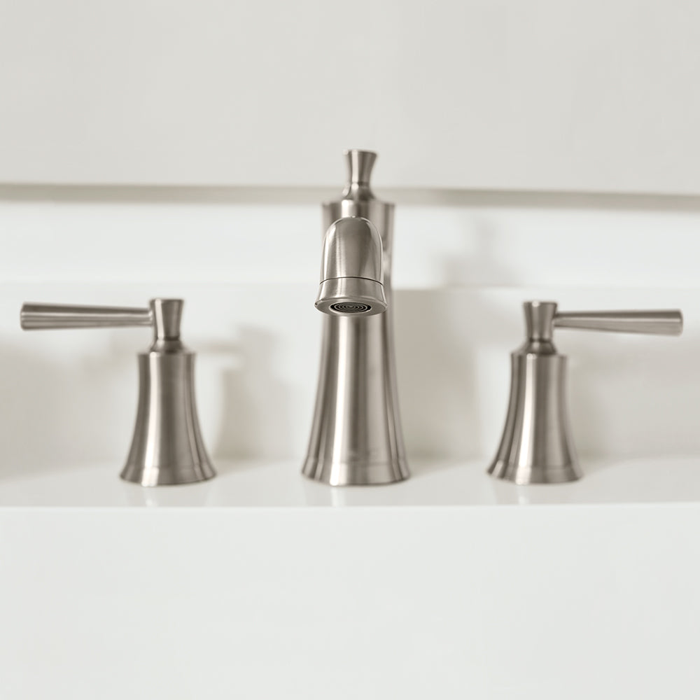 HANSGROHE 04774820 Joleena Widespread Faucet 100 with Pop-Up Drain, 1.2 GPM - Brushed Nickel