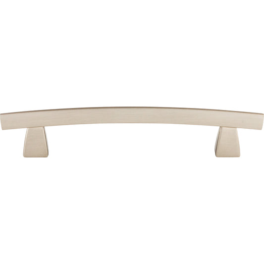 TOP KNOBS TK4BSN Arched 5" Center to Center Bar Pull , Brushed Satin Nickel