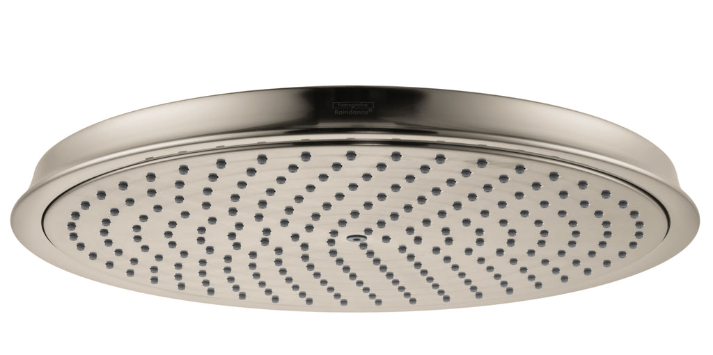 HANSGROHE 28428821 Raindance Classic Showerhead 300 1-Jet, 2.5 GPM - Brushed Nickel