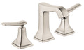 HANSGROHE 31330821 Metropol Classic Widespread Faucet 110 with Lever Handles and Pop-Up Drain, 1.2 GPM - Brushed Nickel