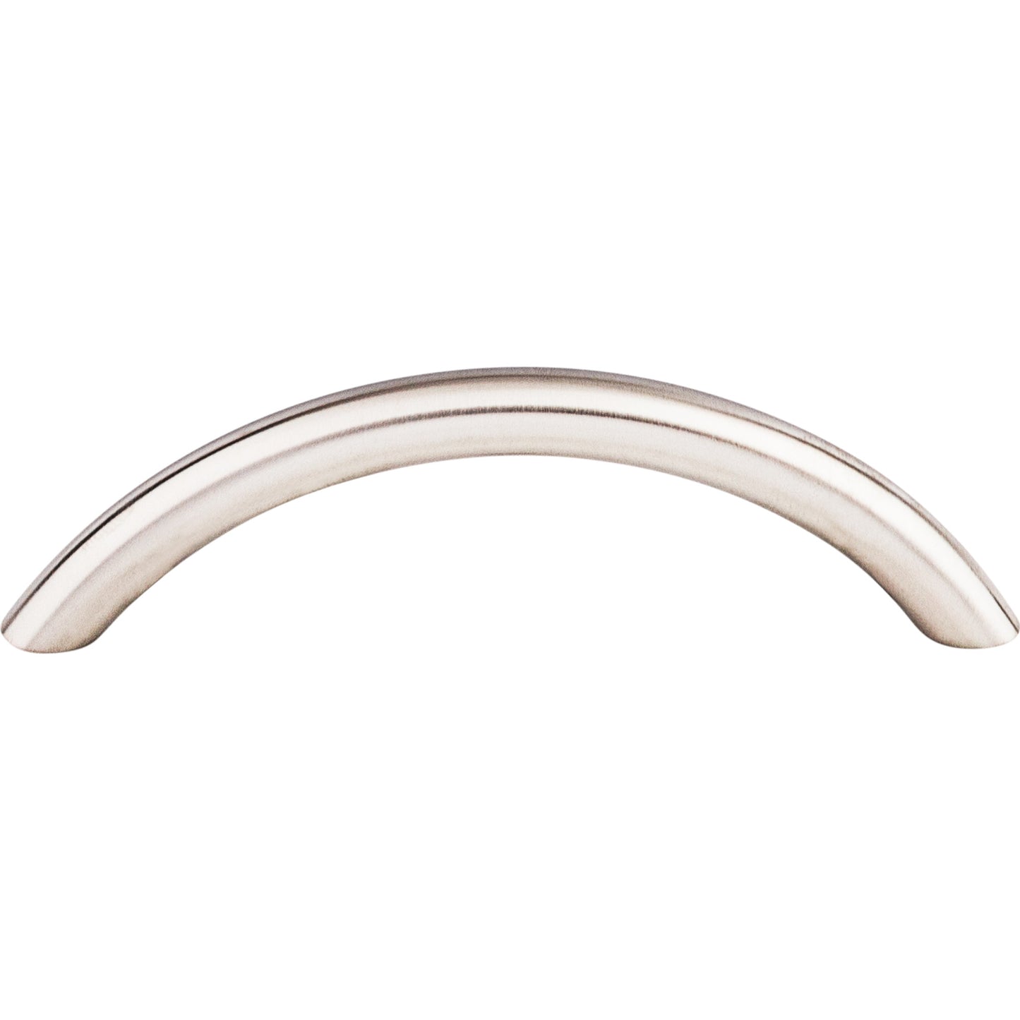 TOP KNOBS SS14 Solid Bowed 3 3/4" Center to Center Bar Pull - Stainless Steel