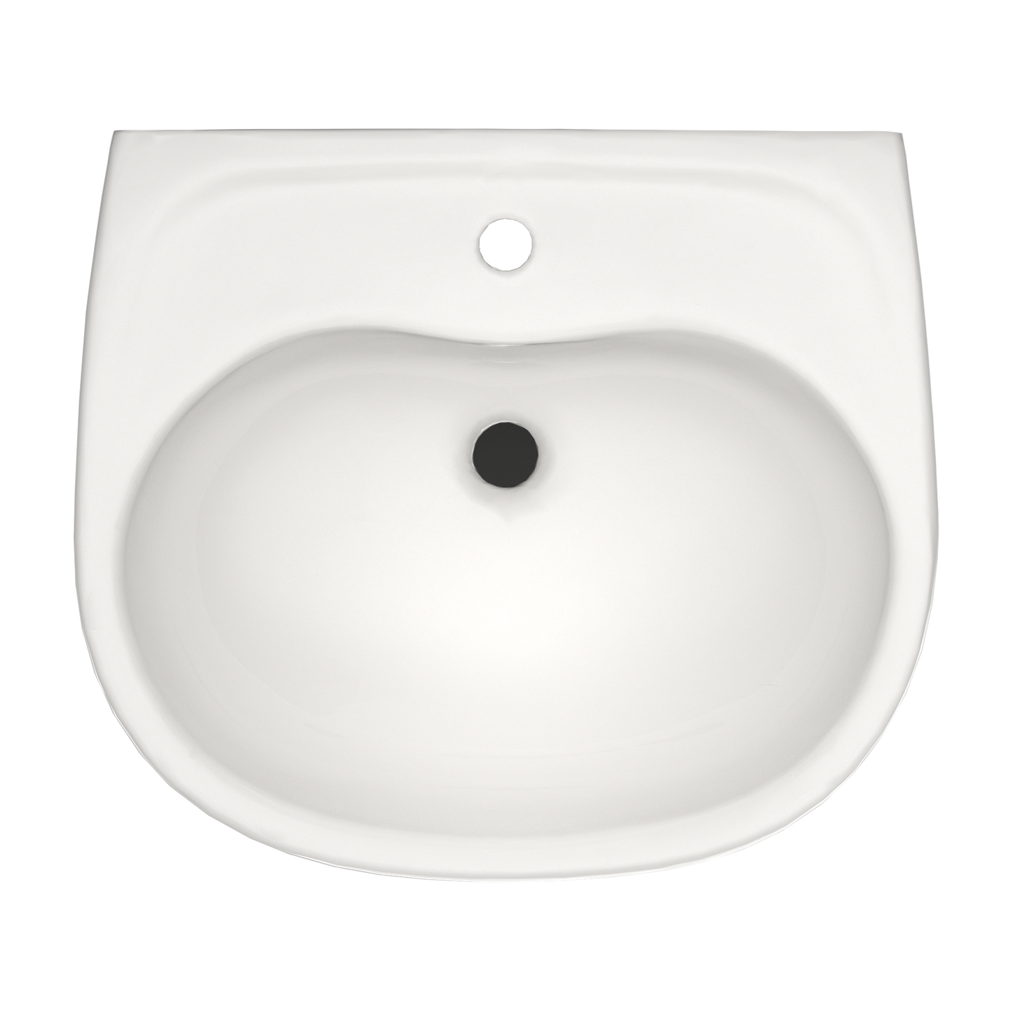 TOTO LHT241G#11 Supreme Oval Wall-Mount Bathroom Sink With Cefiontect And Shroud For Single Hole Faucets - Colonial White