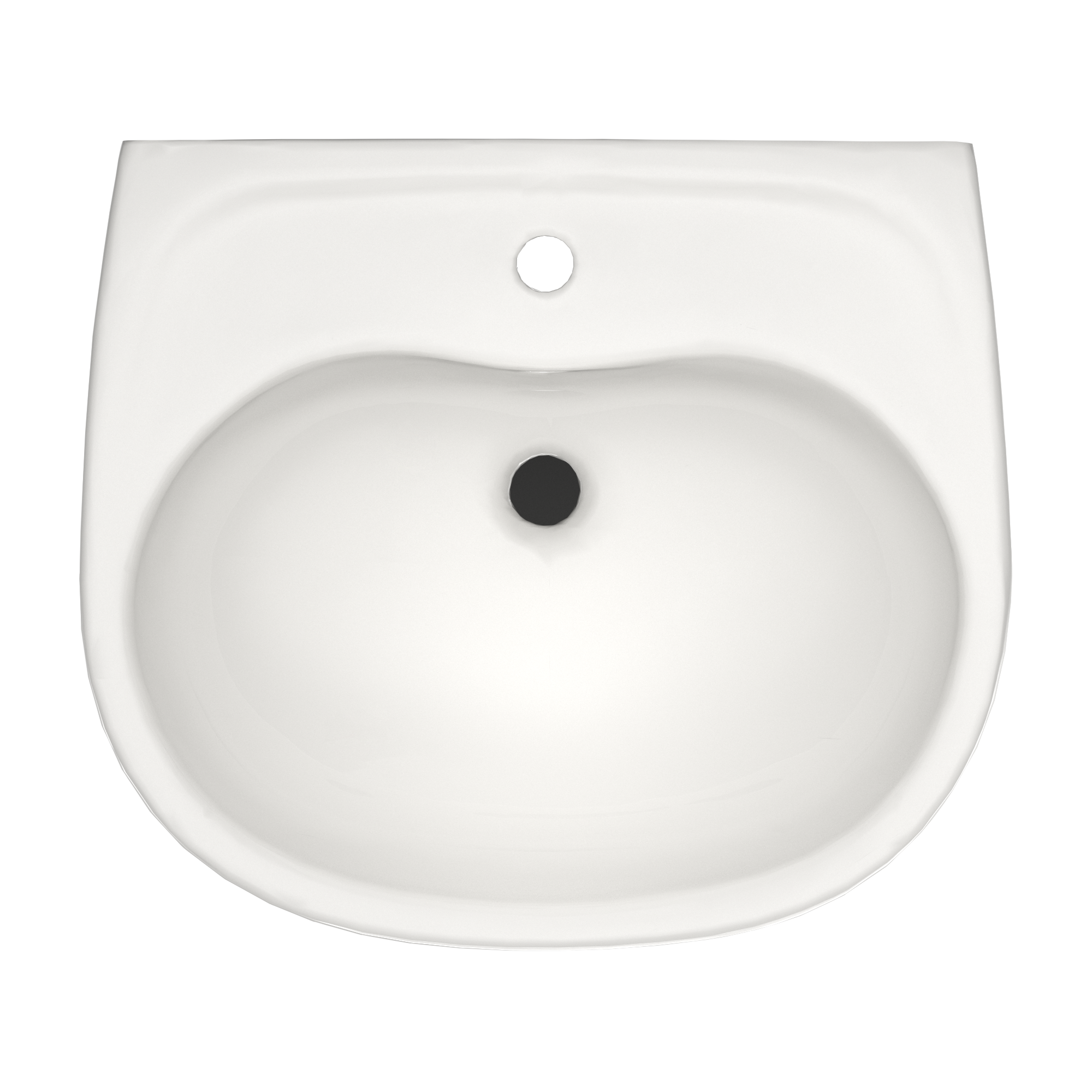 TOTO LHT241G#11 Supreme Oval Wall-Mount Bathroom Sink With Cefiontect And Shroud For Single Hole Faucets - Colonial White