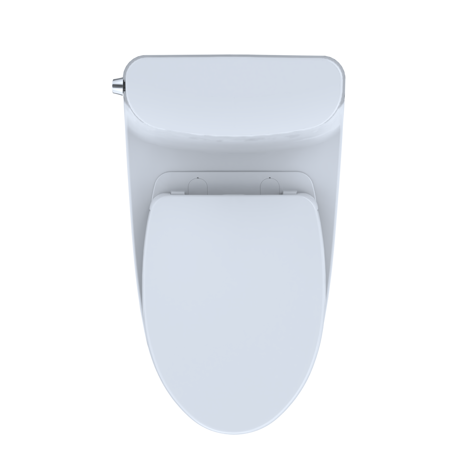 TOTO MS642124CUFG#01 Nexus 1G One-Piece Elongated 1.0 Gpf Universal Height Toilet With Cefiontect And Ss124 Softclose Seat - Cotton White