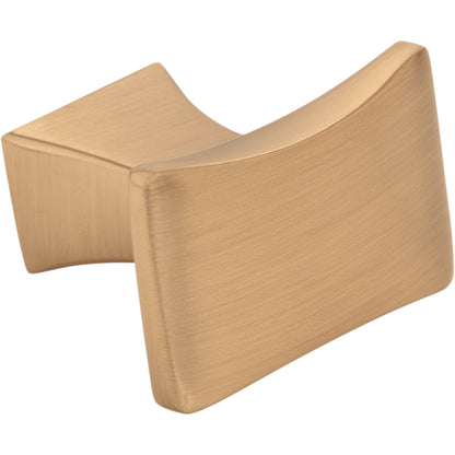 JEFFREY ALEXANDER 767SBZ Philip 1-1/4" Length Rectangle Knob - Satin Bronze