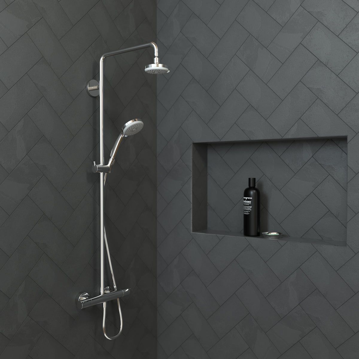 HANSGROHE 04073000 Croma 100 Handshower E 3-Jet, 2.5 GPM - Chrome