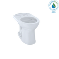 TOTO C453CUFG#01 Drake Ii Universal Height Round Toilet Bowl With Cefiontect - Cotton White