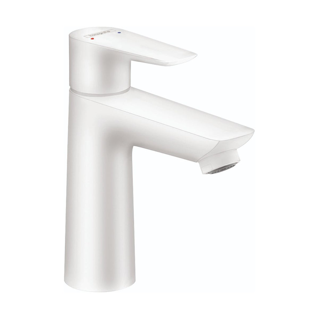 HANSGROHE 71710701 Talis E Single-Hole Faucet 110 with Pop-Up Drain, 1.2 GPM - Matte White
