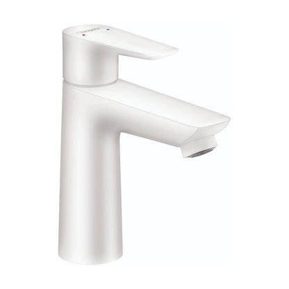HANSGROHE 71710701 Talis E Single-Hole Faucet 110 with Pop-Up Drain, 1.2 GPM - Matte White