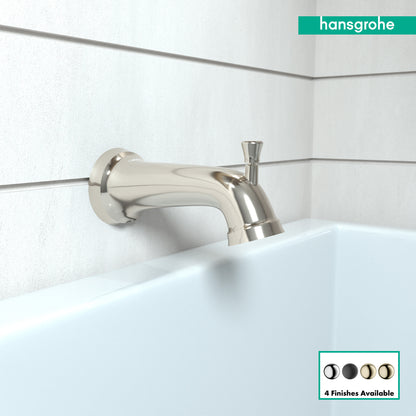 HANSGROHE 04775830 Polished Nickel Joleena Transitional Tub Spout