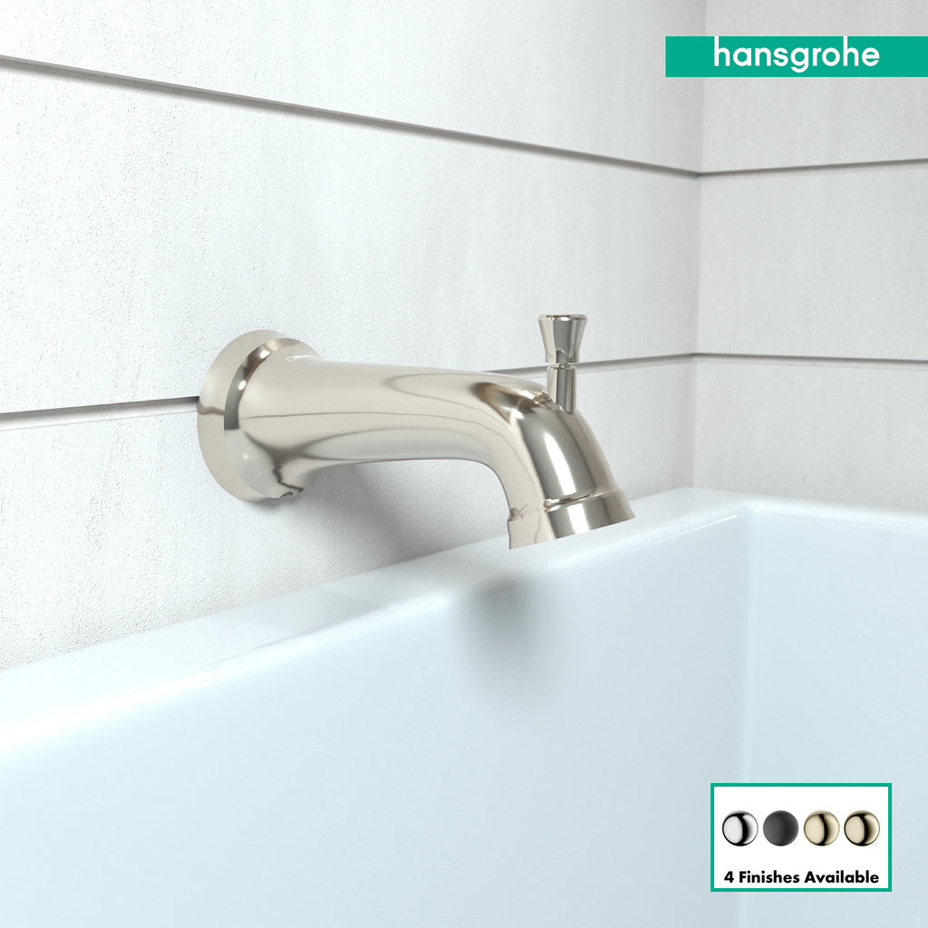 HANSGROHE 04775830 Joleena Tub Spout with Diverter - Polished Nickel