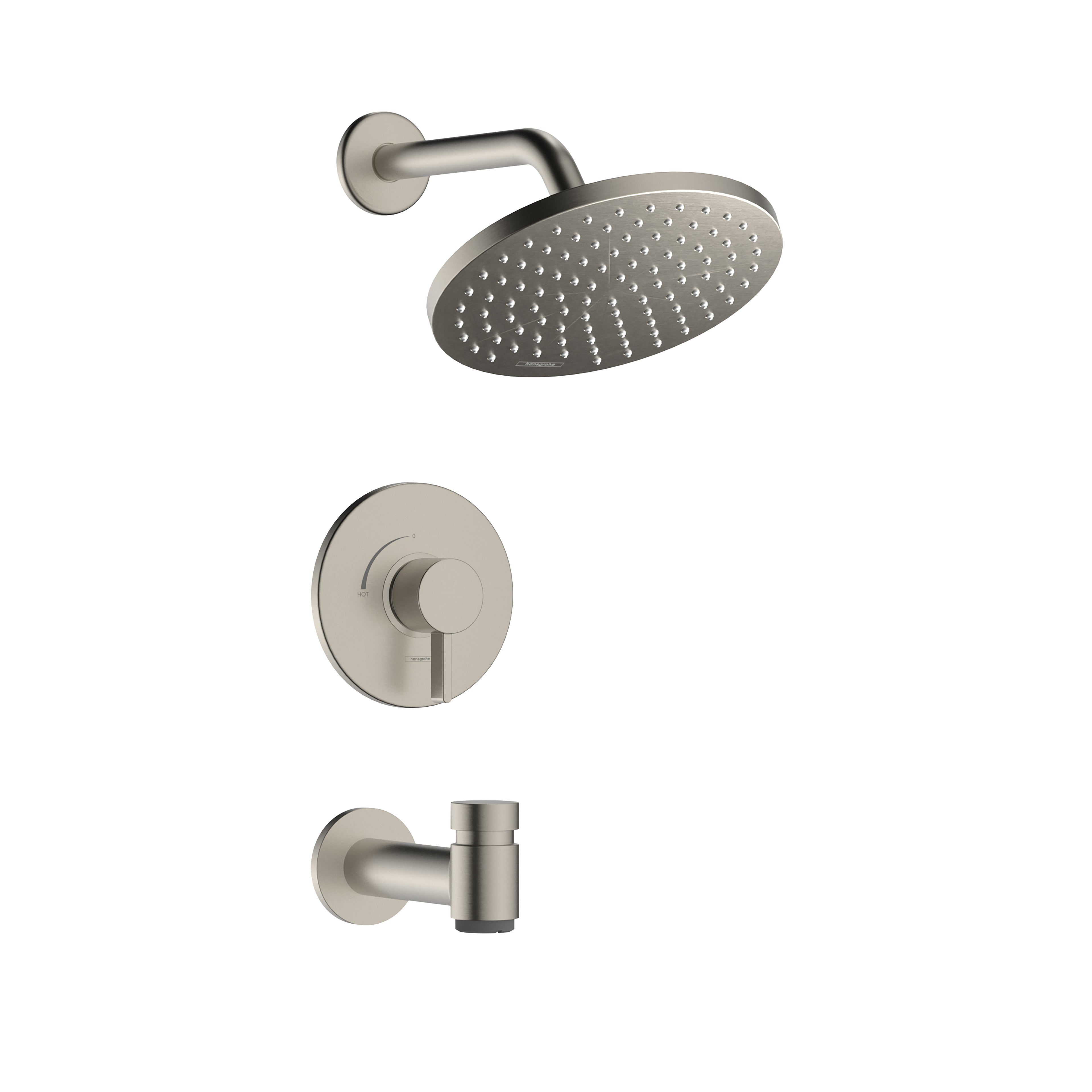 HANSGROHE 04957820 Vernis Blend Pressure Balance Tub/Shower Set, 1.5 GPM - Brushed Nickel