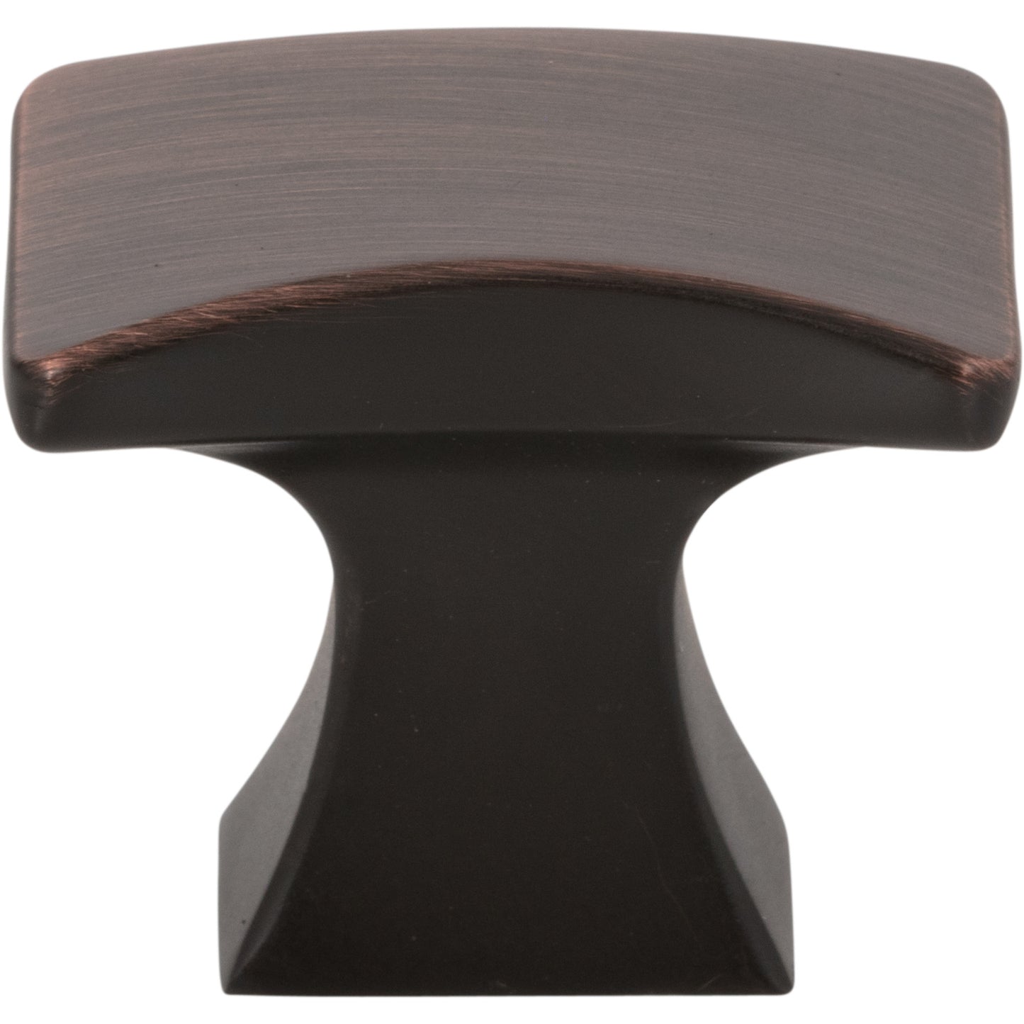 JEFFREY ALEXANDER 767DBAC Philip 1-1/4" Length Rectangle Knob - Brushed Oil Rubbed Bronze