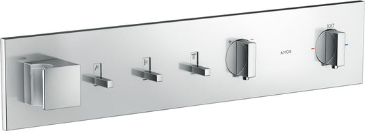 AXOR ShowerComposition Thermostatic Module Trim for 3 Functions in Chrome