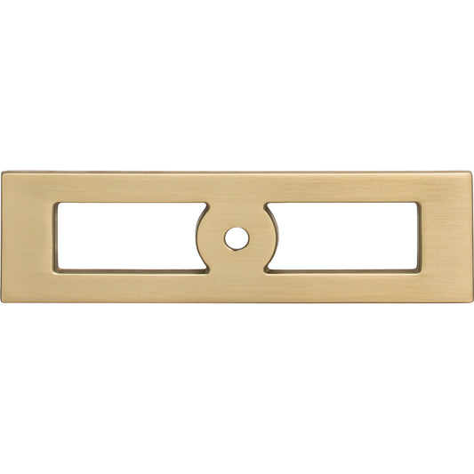 TOP KNOBS TK922HB Hollin 4 9/32" Length Rectangle Knob - Honey Bronze