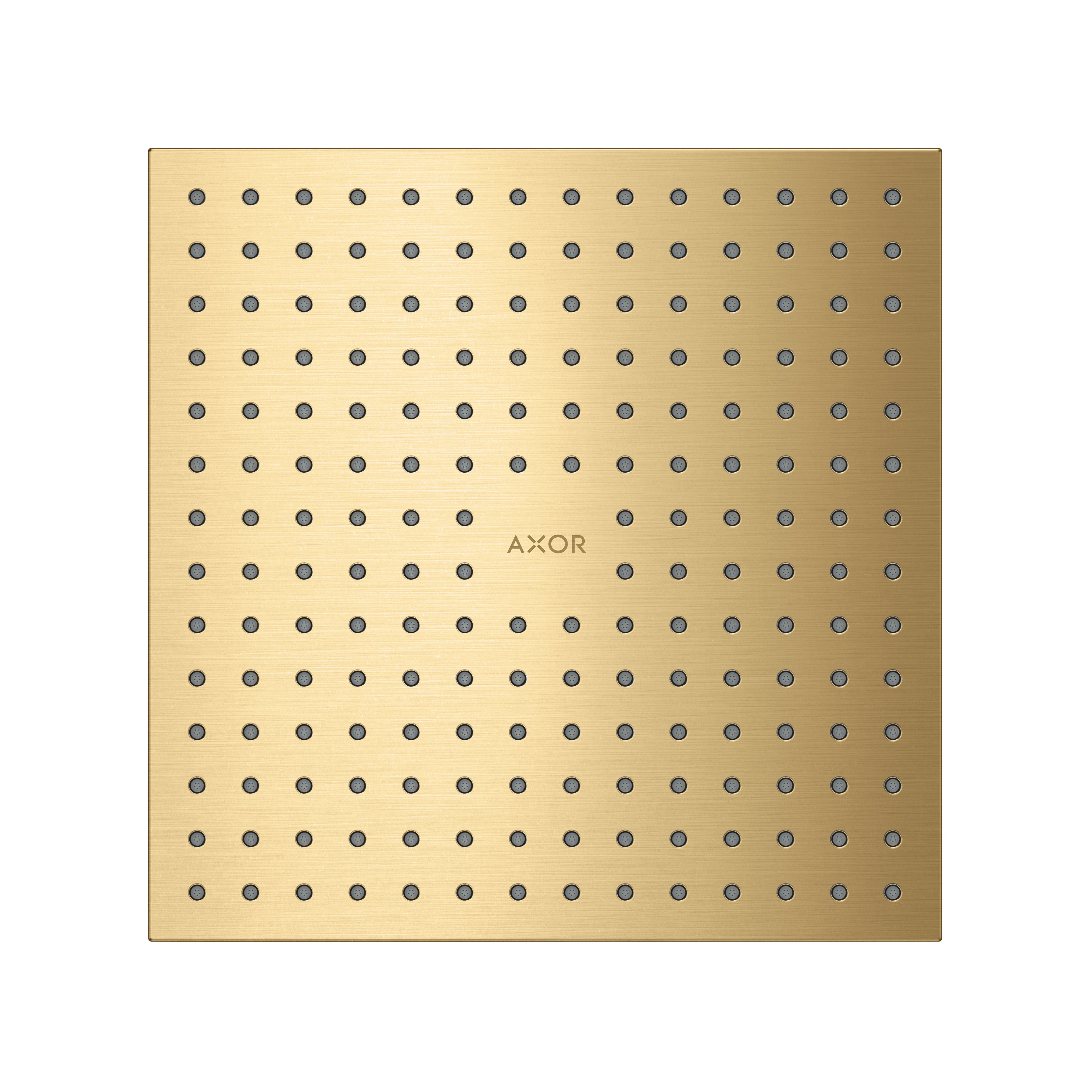 AXOR 35315251 ShowerSolutions Showerhead 250 Square 2-Jet, 1.75 GPM - Brushed Gold Optic