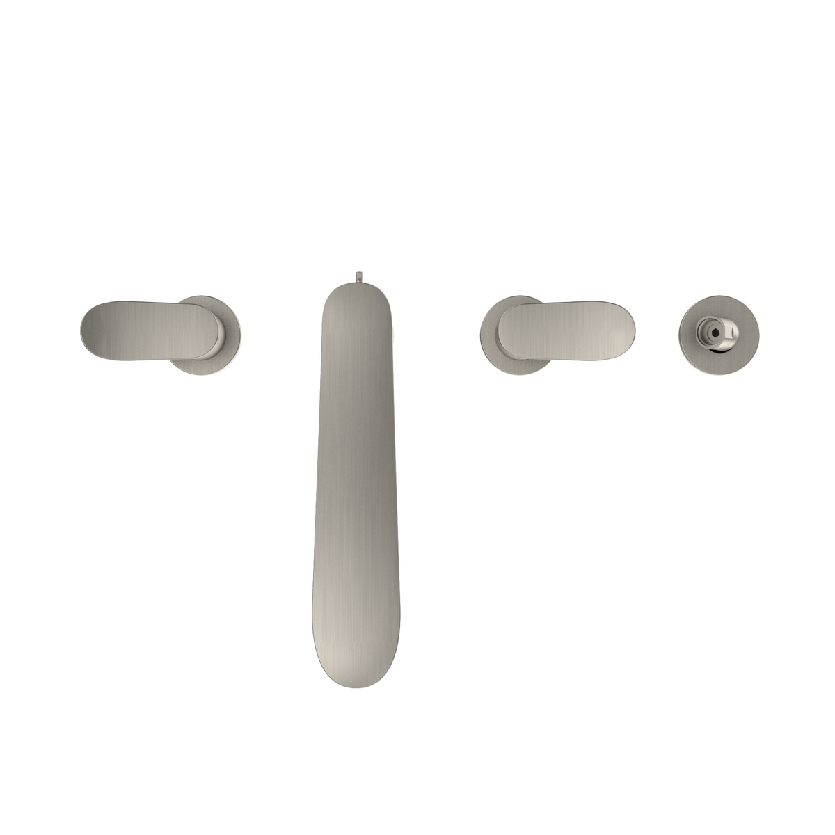 TOTO TBG01202U#BN Go Two-Handle Deck-Mount Roman Tub Filler Trim With Handshower - Brushed Nickel