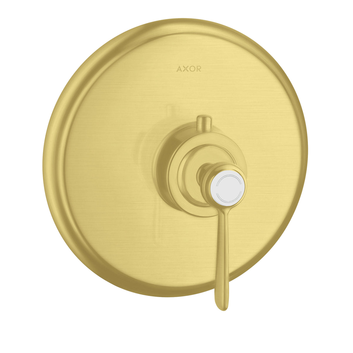 AXOR 16824251 Montreux Thermostatic Trim HighFlow with Lever Handle - Brushed Gold Optic