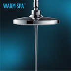 TOTO TBW01004U1#CP G Series 2.5 Gpm Two Spray Function 8.5 Inch Round Showerhead With Comfort Wave And Warm Spa - Polished Chrome