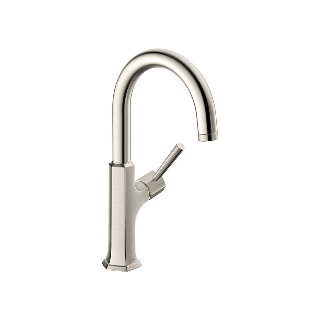 HANSGROHE 04854800 Locarno Bar Faucet, 1.5 GPM - Stainless Steel Optic