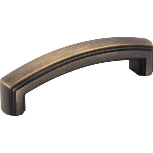 JEFFREY ALEXANDER 519-96ABSB Delgado 96 mm Center-to-Center Bar Pull , Antique Brushed Satin Brass