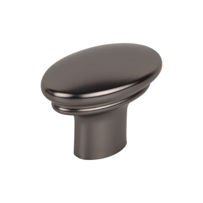 TOP KNOBS TK3051AG Julian 1 3/8" Length Oval Knob - Ash Gray