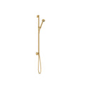 AXOR 48791251 ONE Wallbar Set 75 1-Jet with Wall Outlet, 2.5 GPM - Brushed Gold Optic