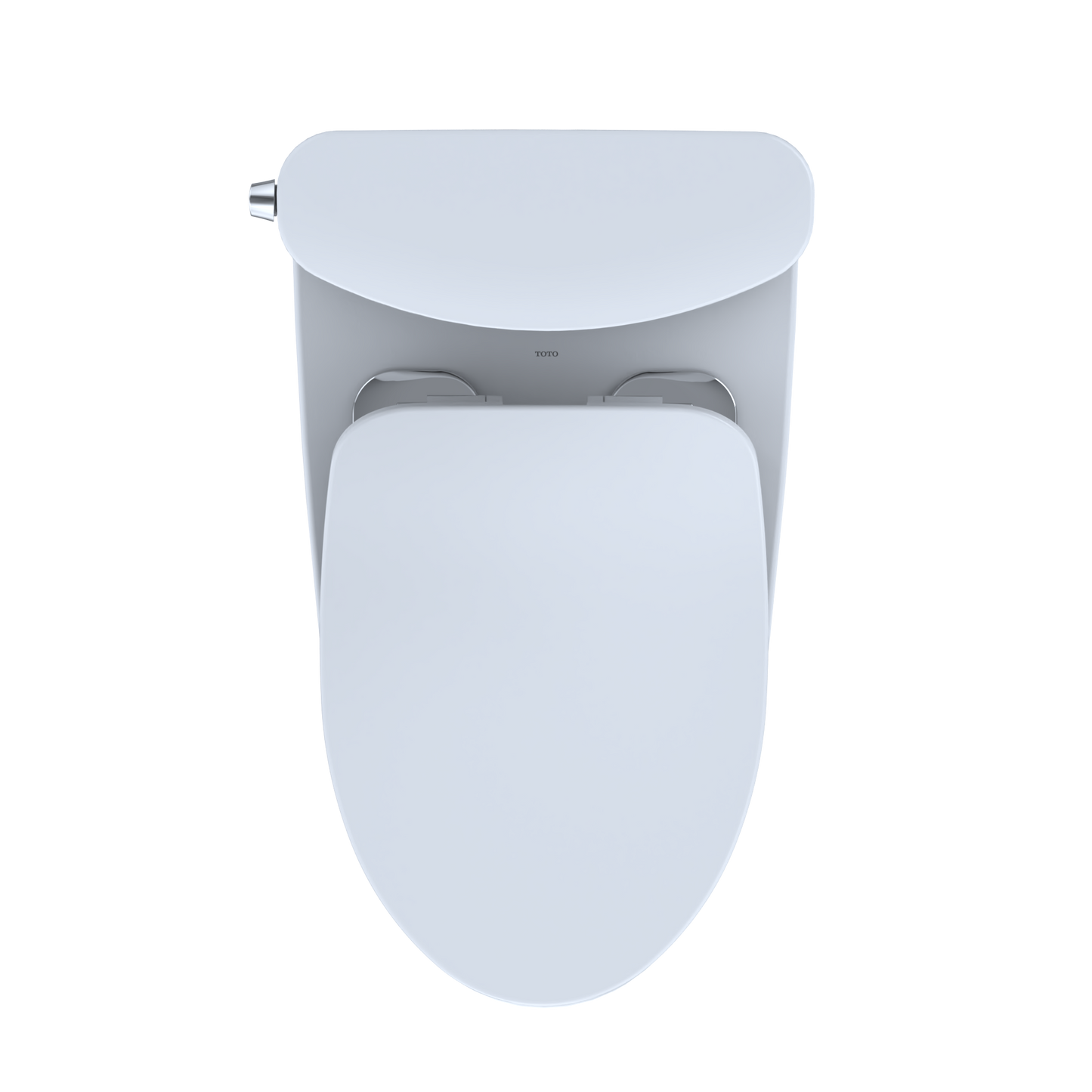 TOTO MS442234CEFG#01 Nexus Two-Piece Elongated 1.28 GPF Universal Height Toilet with CEFIONTECT and SS234 SoftClose Seat , Cotton White