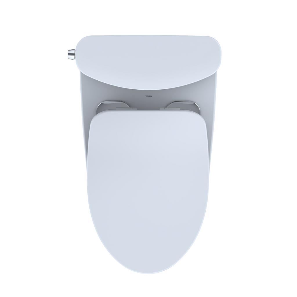 TOTO MS442234CUFG#01 Nexus 1G Two-Piece Elongated 1.0 Gpf Universal Height Toilet With Cefiontect And Ss234 Softclose Seat - Cotton White