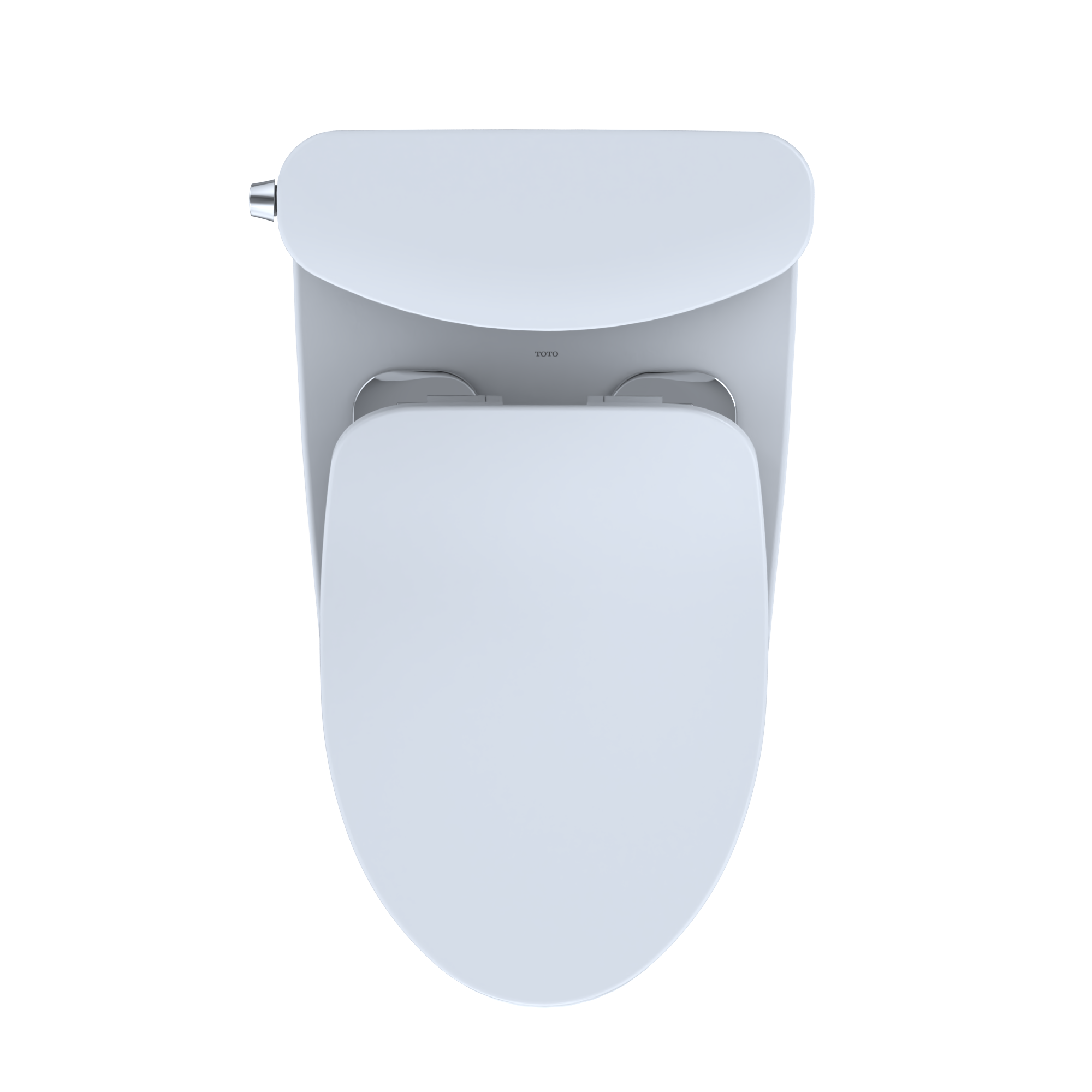 TOTO MS442234CUFG#01 Nexus 1G Two-Piece Elongated 1.0 Gpf Universal Height Toilet With Cefiontect And Ss234 Softclose Seat - Cotton White