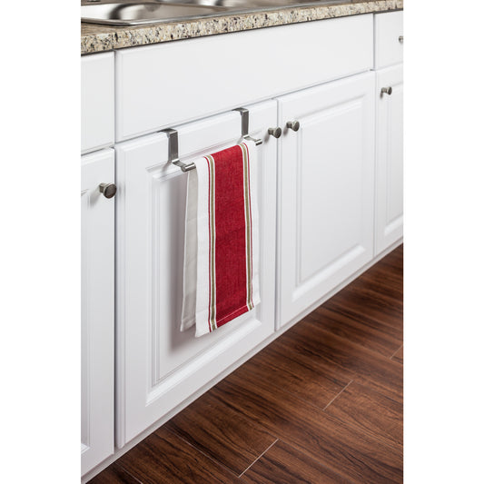 HARDWARE RESOURCES OTDTHSS-R Over the Door Towel Bar - Stainless Steel