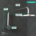 HANSGROHE 06476000 Raindance Showerarm - Chrome