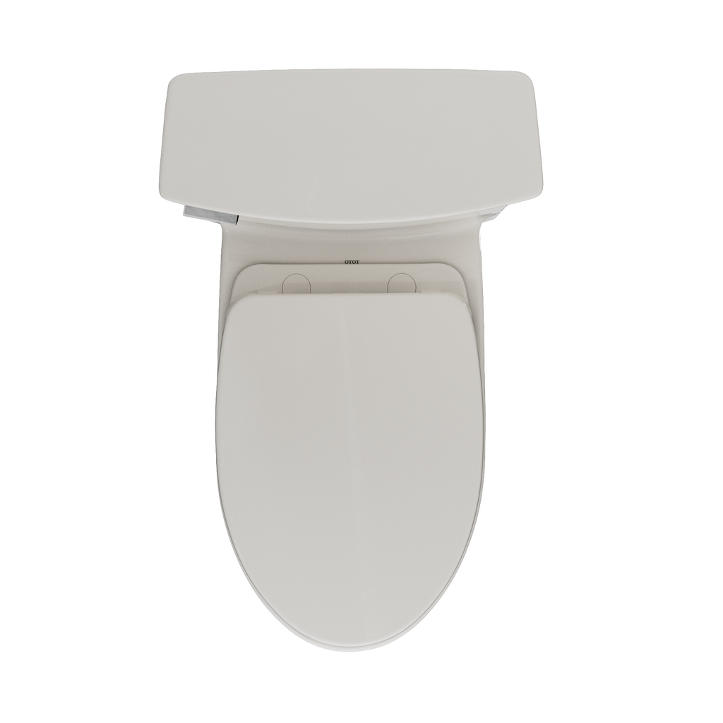 TOTO MS964124CEFG#11 Soiree One Piece Elongated 1.28 Gpf Universal Height Skirted Toilet With Cefiontect - Colonial White