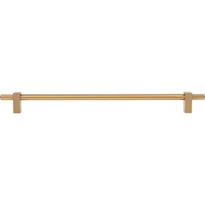 JEFFREY ALEXANDER 698-305SBZ Larkin Knurled Ends 305 mm Center-to-Center Bar Pull - Satin Bronze