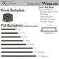 TOP KNOBS TK3277AG Wescott Pull Backplate - Ash Gray