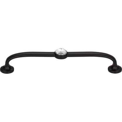 ATLAS 345-BL Legacy Crystal 5 1/16" Center to Center Bar Pull - Matte Black