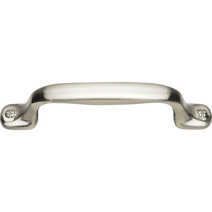 ATLAS A868-BN Ergo 3 3/4" Center to Center Bar Pull - Brushed Nickel