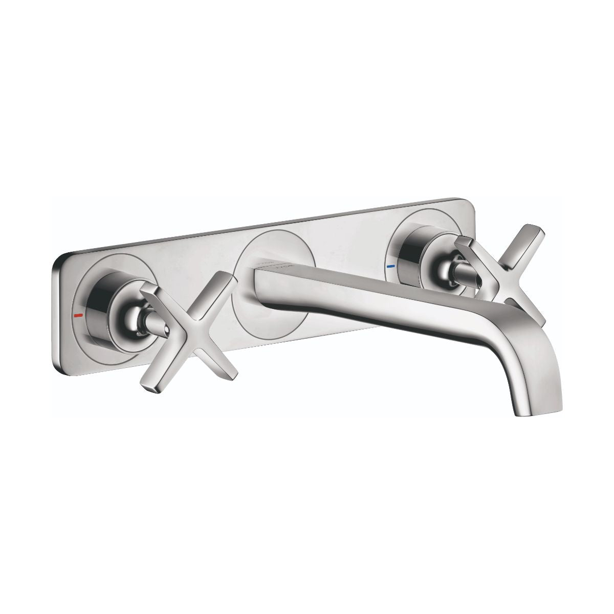 AXOR 36115001 Citterio E Wall-Mounted Widespread Faucet Trim with Base Plate, 1.2 GPM - Chrome