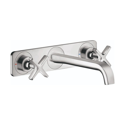 AXOR 36115001 Citterio E Wall-Mounted Widespread Faucet Trim with Base Plate, 1.2 GPM - Chrome