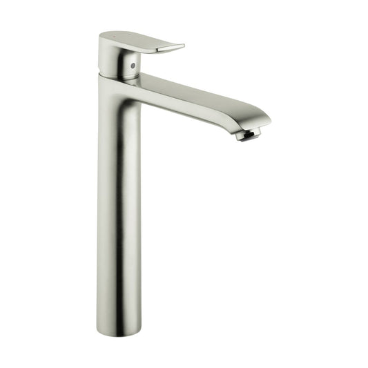 HANSGROHE 31082821 Metris Single-Hole Faucet 260 with Pop-Up Drain, 1.2 GPM - Brushed Nickel