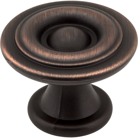 ELEMENTS 575DBAC Syracuse 1-3/16" Diameter Mushroom Knob - Brushed Oil Rubbed Bronze