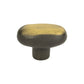 ATLAS 332-ABZ Distressed 1 11/16" Length Oval Knob - Antique Bronze